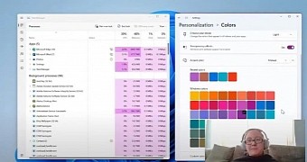 The colorful Task Manager