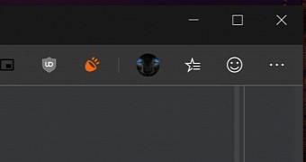 The new favorites button in Microsoft Edge