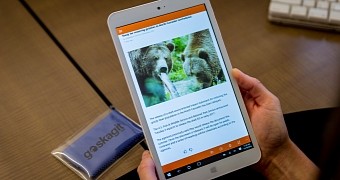 The tablet available for newspaper subscribers