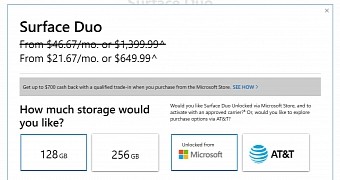 Major Surface Duo price cut is live