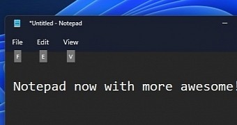 Notepad getting new accessibility improvements