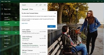 Focused Inbox coming to Gmail on Windows 10