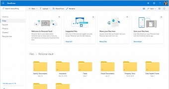 Personal Vault in OneDrive on the web