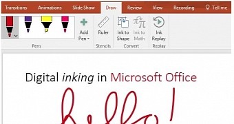 Drawing with ink now possible in Office for Mac