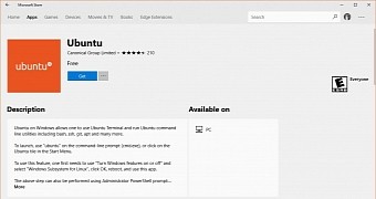 Ubuntu in the Microsoft Store