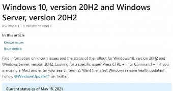 Windows 10 version 20H2 ready for broad deployment