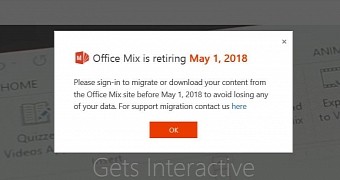 Office Mix being retired on May 1