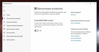 Ransomware protection in Windows 10