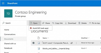 AutoCAD file support in SharePoint