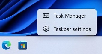 Task Manager returns to the taskbar