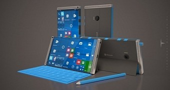 One of the many Microsoft Surface Phone concepts