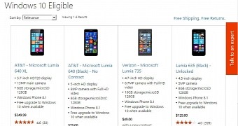 Windows 10 Mobile eligible devices