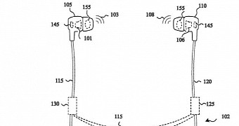 Patent drawing imagining what the new headphones could work like