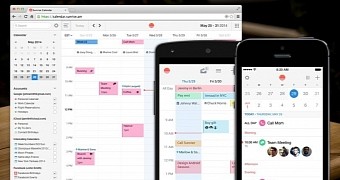 Sunrise calendar was available on iOS, Android, and Mac