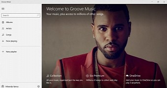 This is the new Groove app for Windows 10