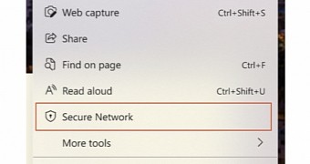 VPN option in Microsoft Edge