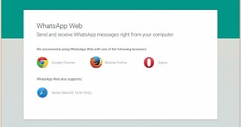 WhatsApp Web doesn't currently support Edge