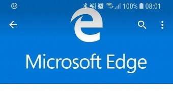 Microsoft Edge on the Google Play Store