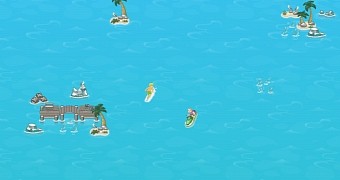 Microsoft Edge surf game