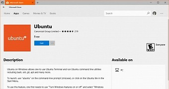 Ubuntu on the Microsoft Store