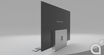 Microsoft Surface desktop concept