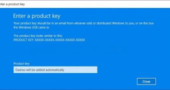 Product keys are only required if you purchase a new Windows 10 license from a retailer