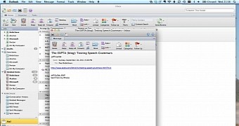 Outlook 2011 running on Mac OS X