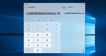How to reproduce the bug in Windows 10 Calculator app