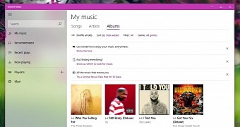 Groove Music on Windows 10