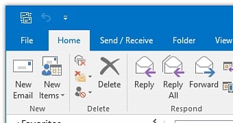 Outlook 2016 running on Windows 10