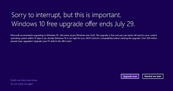 Microsoft Installs New Update on Windows 7/8.1 to Nag About Windows 10 Upgrade