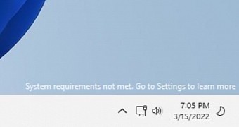 The new Windows 11 watermark