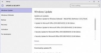 Patch Tuesday updates on Windows 10