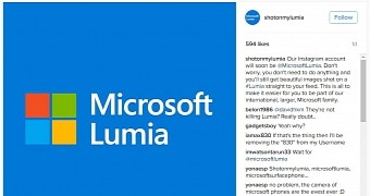 Microsoft giving up on ShotOnMyLumia Instagram account