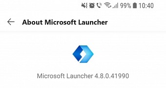 This is the new version of Microsoft Launcher