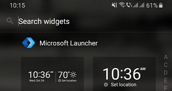 The new widgets in Microsoft Launcher