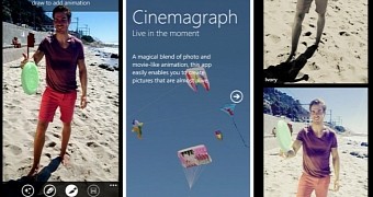 Lumia Cinemagraph screenshots