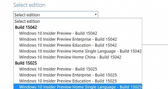The new Windows 10 ISOs available for insiders
