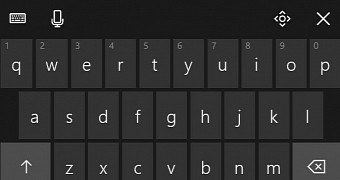 Windows 10 touch keyboard borrowed from Windows Phone