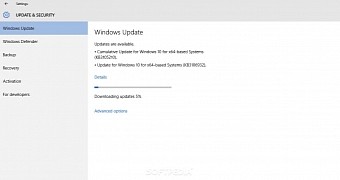 Cumulative updates KB3105210 & KB3106932 for Windows 10