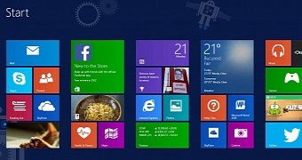 Windows 8.1 Start screen live tiles