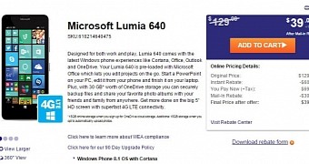 Microsoft Lumia 640 on Sale at MetroPCS for $39 Outright