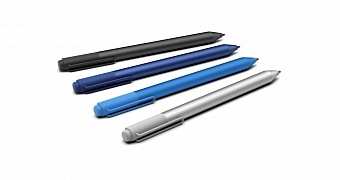 This is the brand new Surface Pen available in several colors