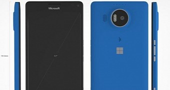 Microsoft Lumia 950 XL render