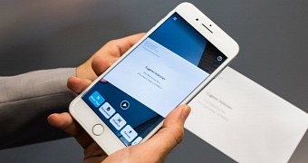 The app can recognize printed text and even formatting