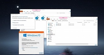 The overwrite dialog in Windows 10 19H1
