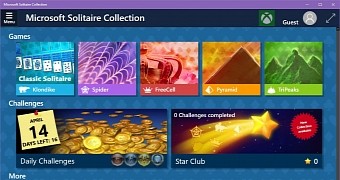 Solitaire Collection on Windows 10