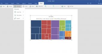 Editing charts in Word Mobile