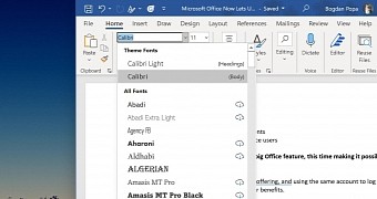 Choosing fonts in Microsoft Word