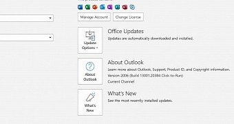 Microsoft Outlook version